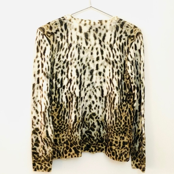 WORTH New York Wool Knit Sweater Set, Leopard print - Picture 4 of 9